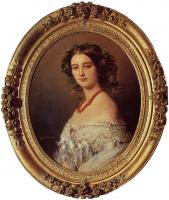 Winterhalter, Franz Xavier - Malcy Louise Caroline Frederique Berthier de Wagram Princess Murat